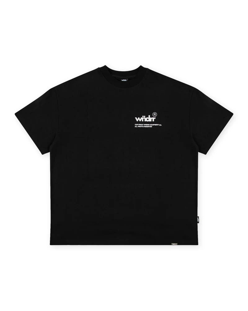 WNDRR REPRESENT HEAVY WEIGHT TEE - BLACK - Image 4