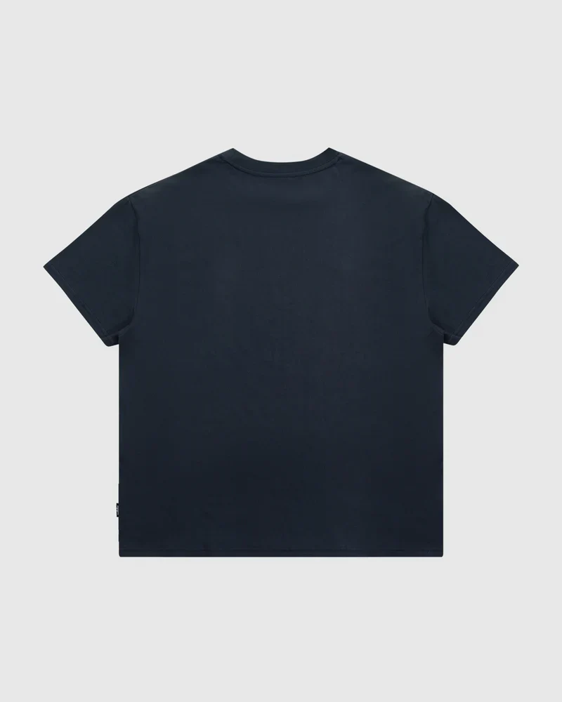 WNDRR Ricky Box Fit Tee - Navy - Image 2