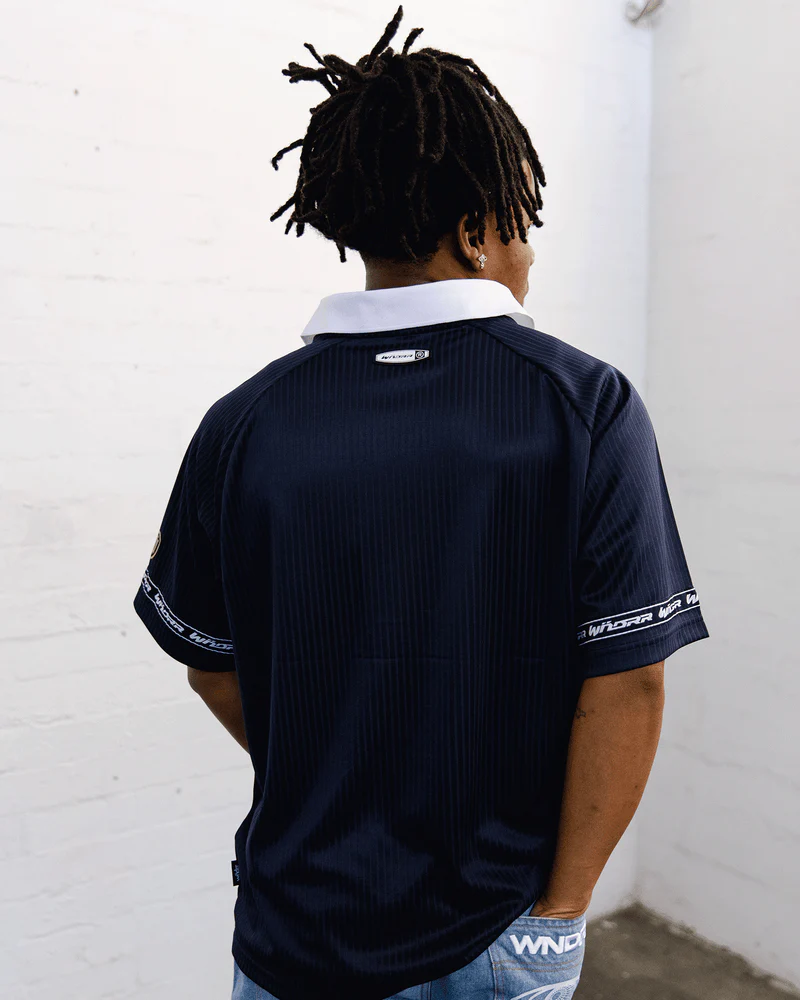 WNDRR ROTHMAN FOOTBALL JERSEY - NAVY - Image 4