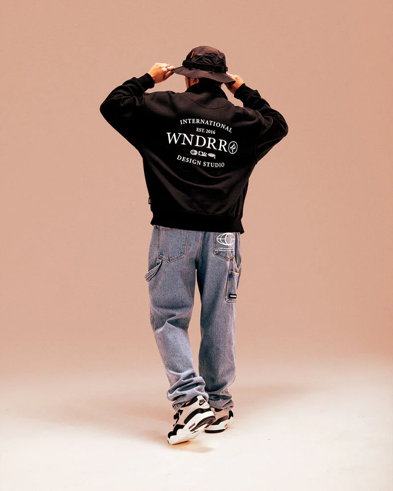 WNDRR SHERIFF RUGBY SWEAT - BLACK - Image 2