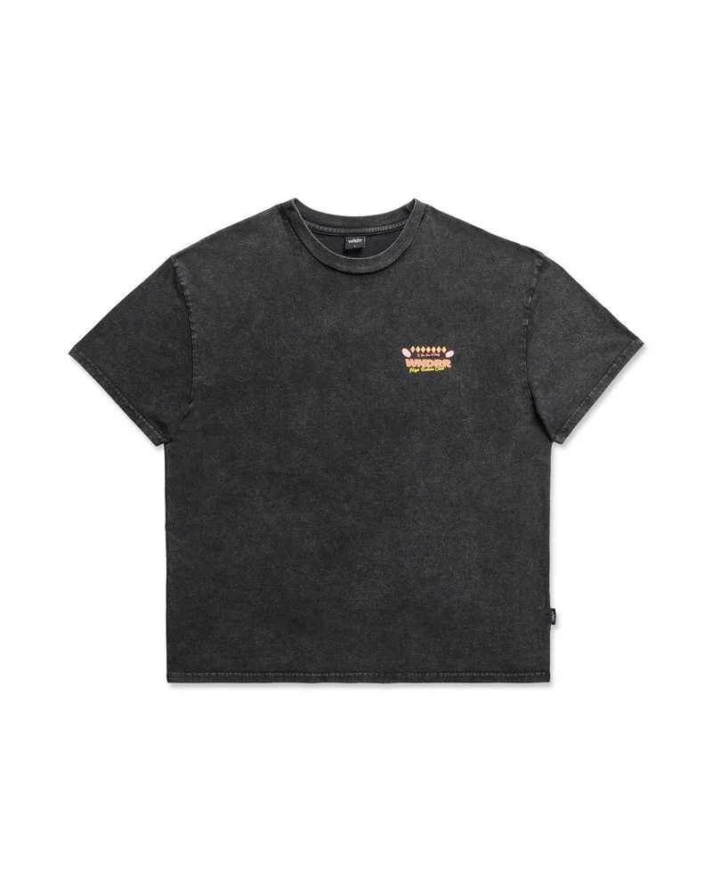 WNDRR Sin City Box Fit Tee - Washed Black - Image 4