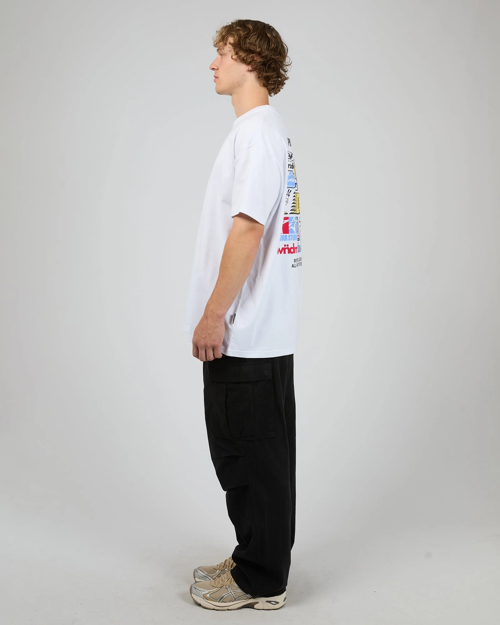 WNDRR SPONSORED BOX FIT TEE - White - Image 3
