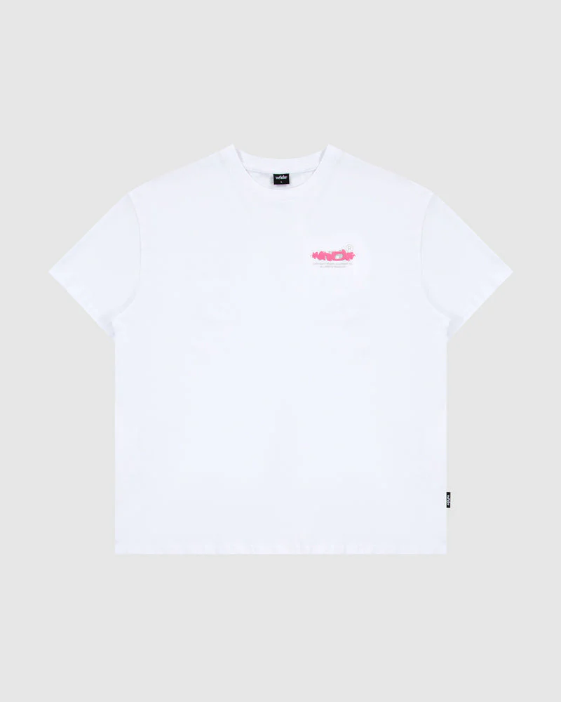 WNDRR TEST BOX FIT TEE - WHITE - Image 5