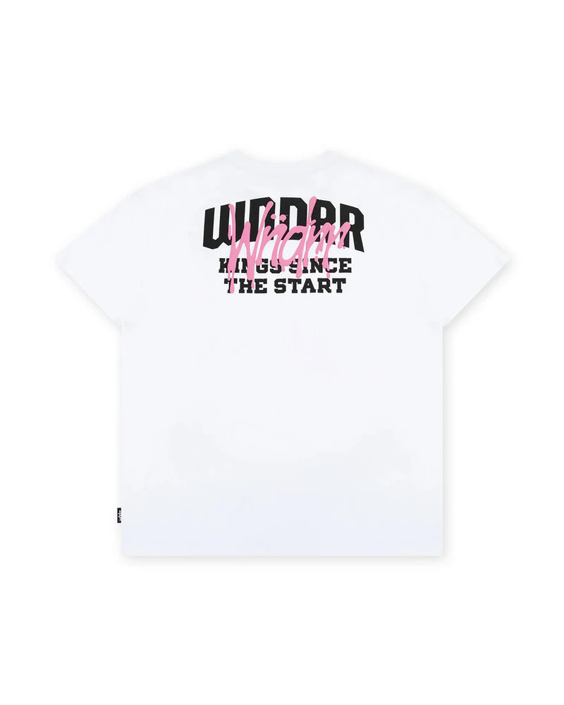 WNDRR TOP TIER BOX FIT TEE - WHITE - Image 2