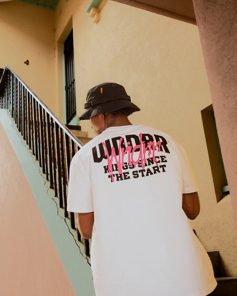 WNDRR TOP TIER BOX FIT TEE - WHITE - Image 5