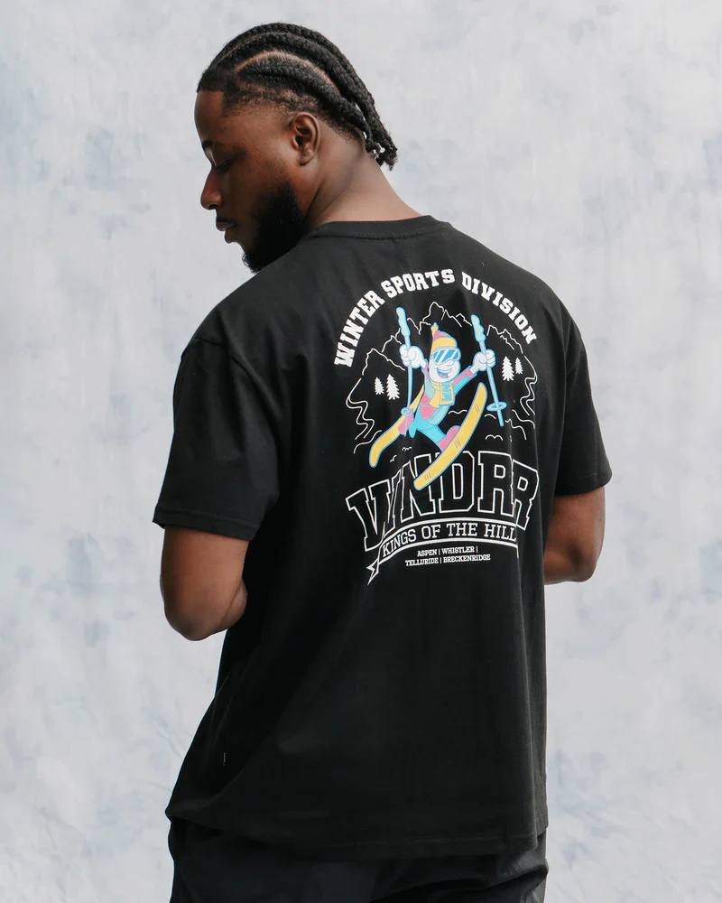 WNDRR Winter Sport Box Fit Tee - Black