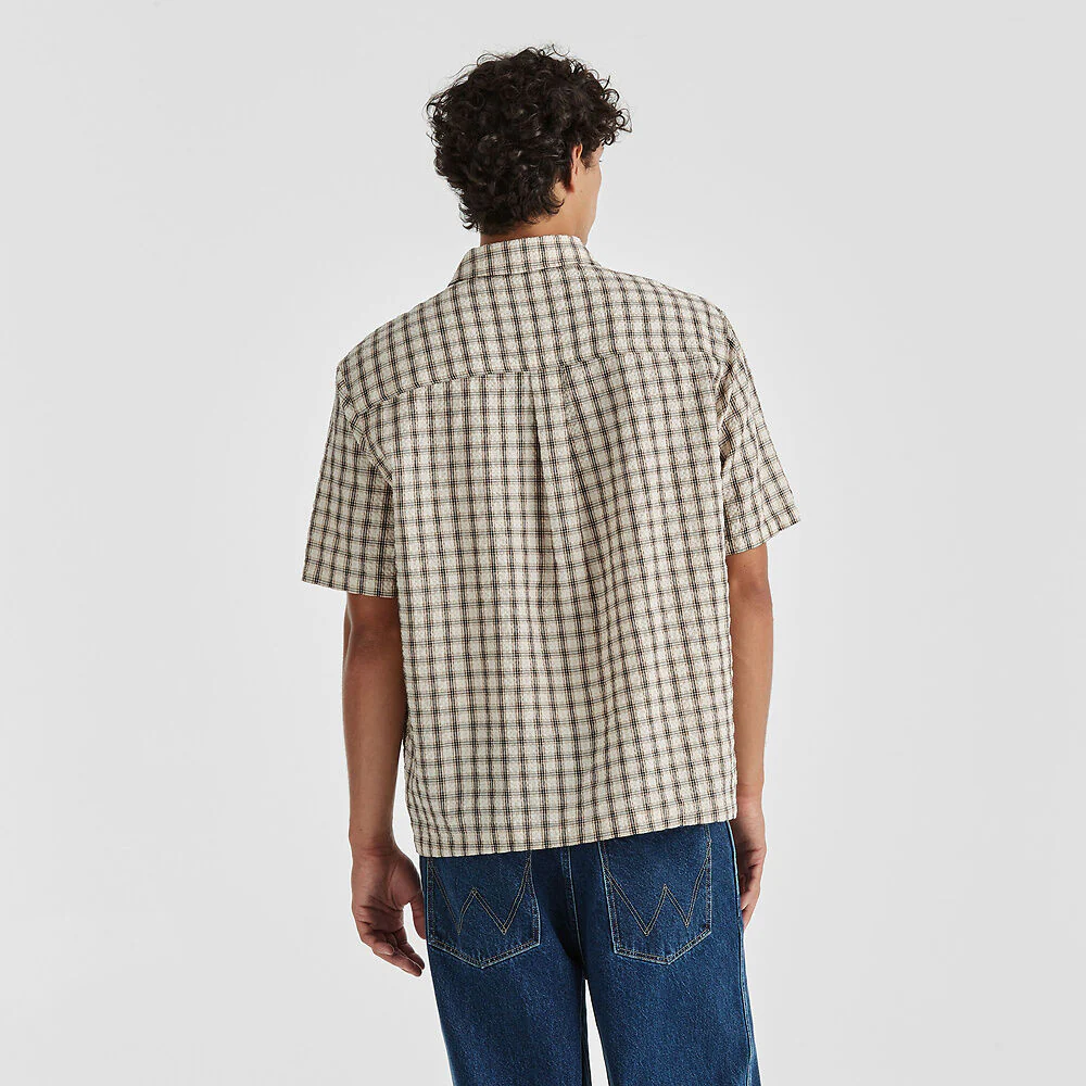 WRANGLER 903099 Boxcar Short Sleeve Shirt - Tan - Image 4