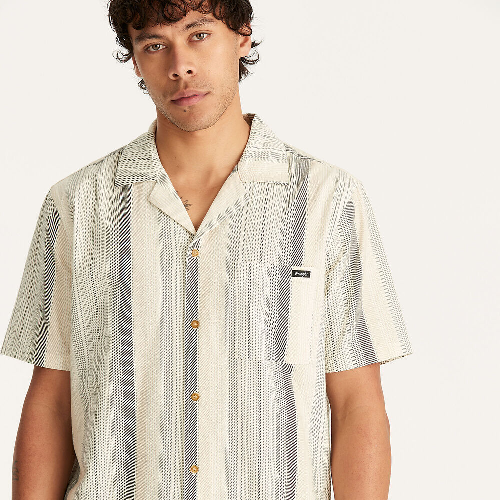 Wrangler Resort 902836 Shirt - Ghost Stripe - Image 2