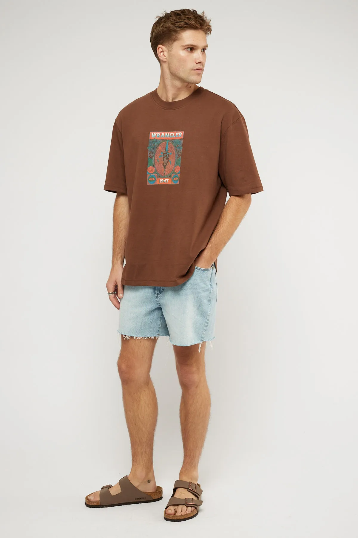 Wrangler SLACKER 902371 RELAXED SHORT - Acid Crusher - Image 3