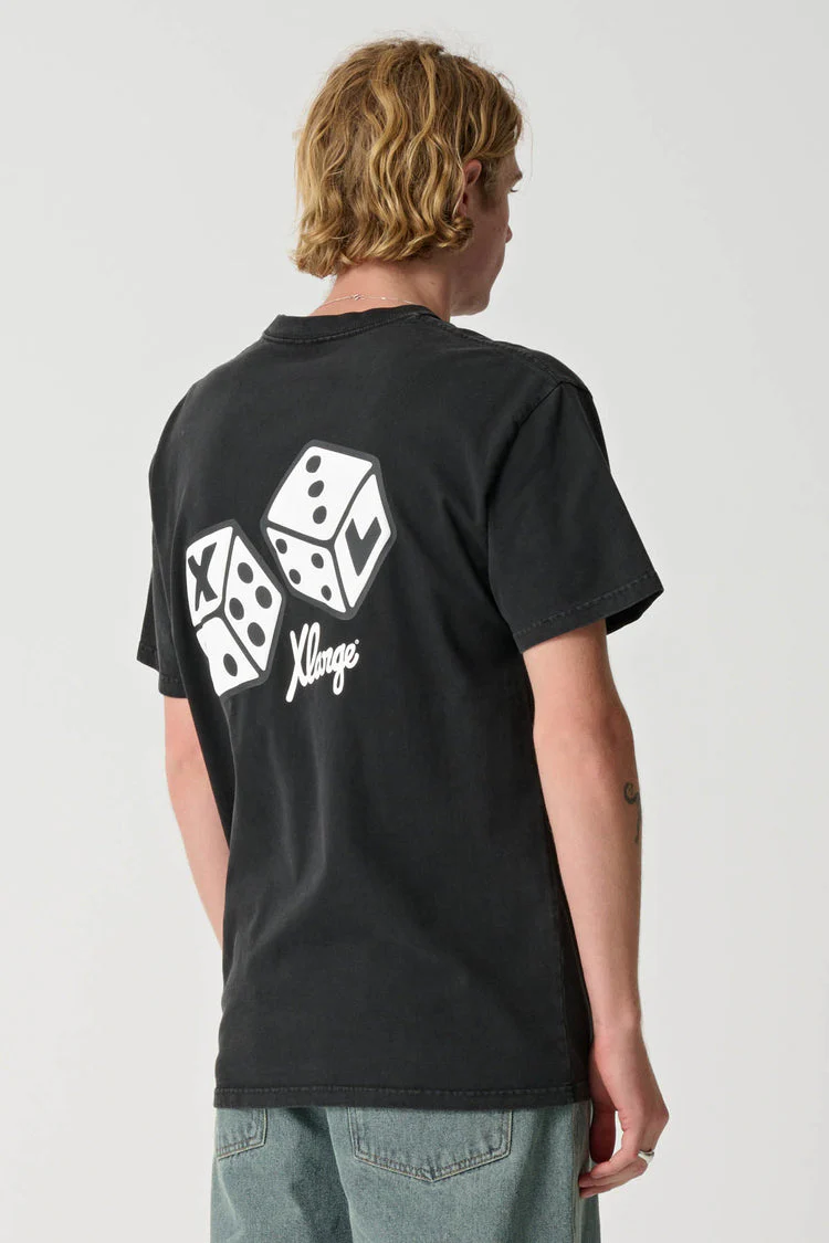 XLarge DICE SS TEE - PIGMENT BLACK - Image 4