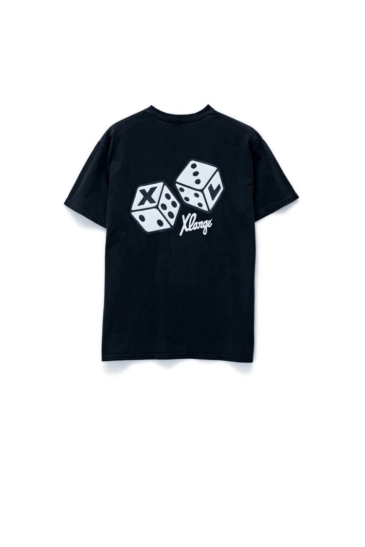 XLarge DICE SS TEE - PIGMENT BLACK - Image 6