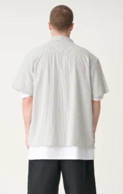 XL OXFORD SCRIPT SS SHIRT - True White/Black - Image 2